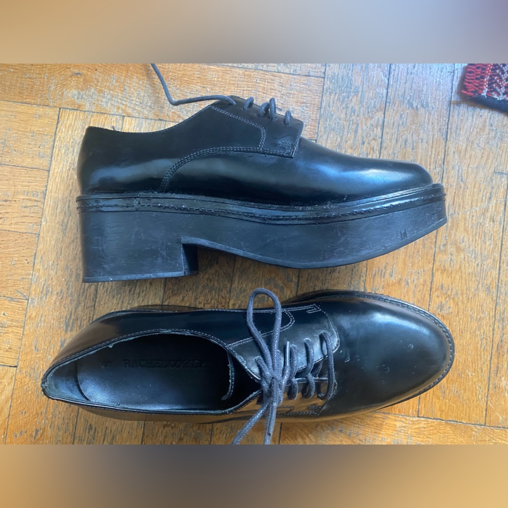 Rachel Comey black platform oxfords